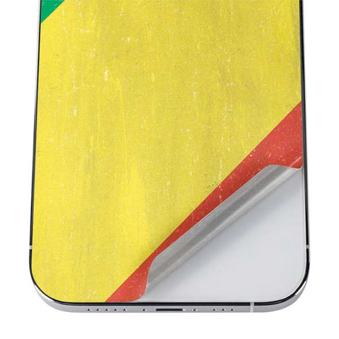 Republic of the Congo Flag Distressed iPhone 12 Pro Skin